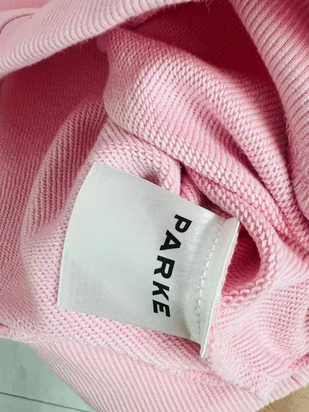 PARKE Pink Mock Neck Sweatshirt - Picture 7 of 7